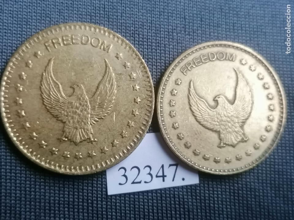 Monedas locales: Lote 2 fichas , token, jeton - Foto 1