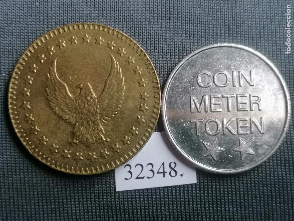 Monedas locales: Lote 2 fichas , token, jeton - Foto 2