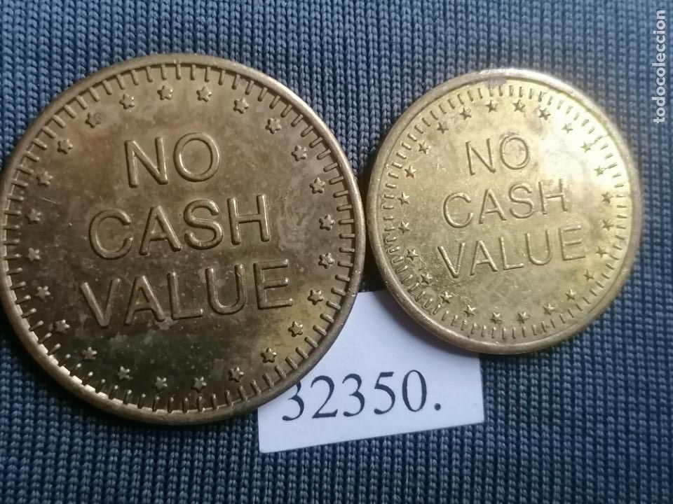 Monedas locales: Lote 2 fichas , token, jeton - Foto 1