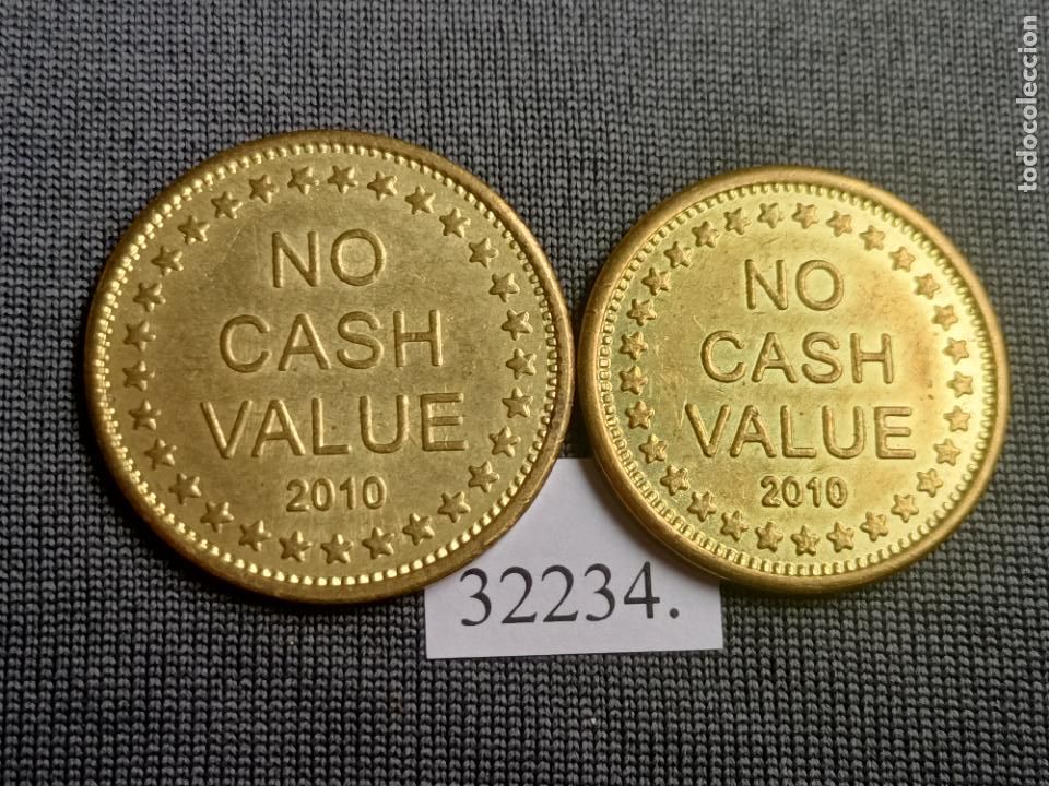 Monedas locales: Lote 2 fichas , token, jeton - Foto 2