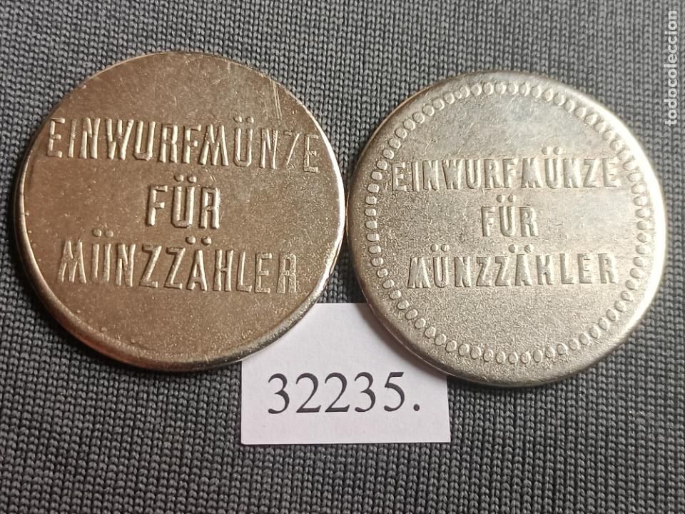Monedas locales: Lote 2 fichas , token, jeton - Foto 1