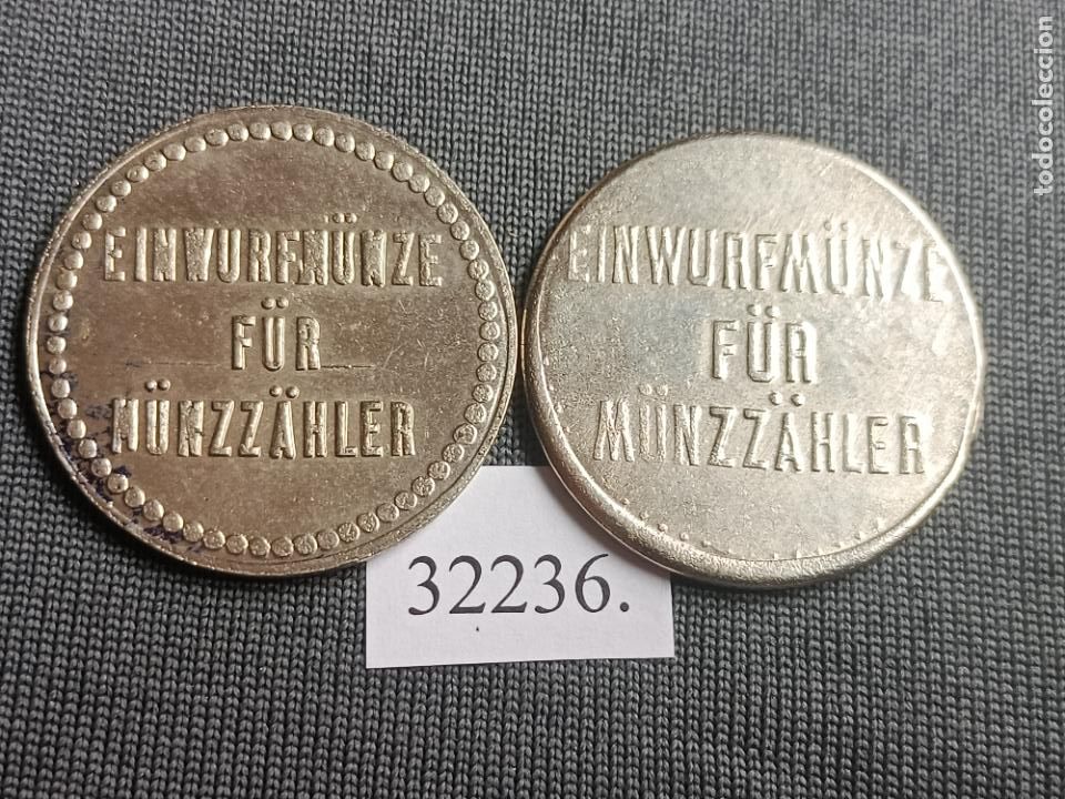 Monedas locales: Lote 2 fichas , token, jeton - Foto 1