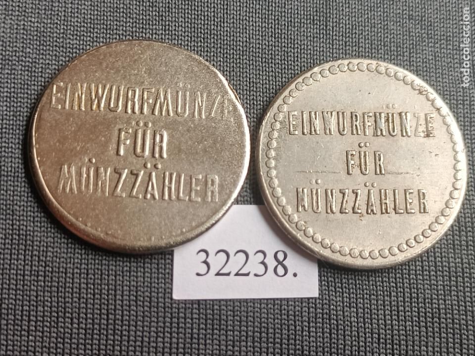 Monedas locales: Lote 2 fichas , token, jeton - Foto 1