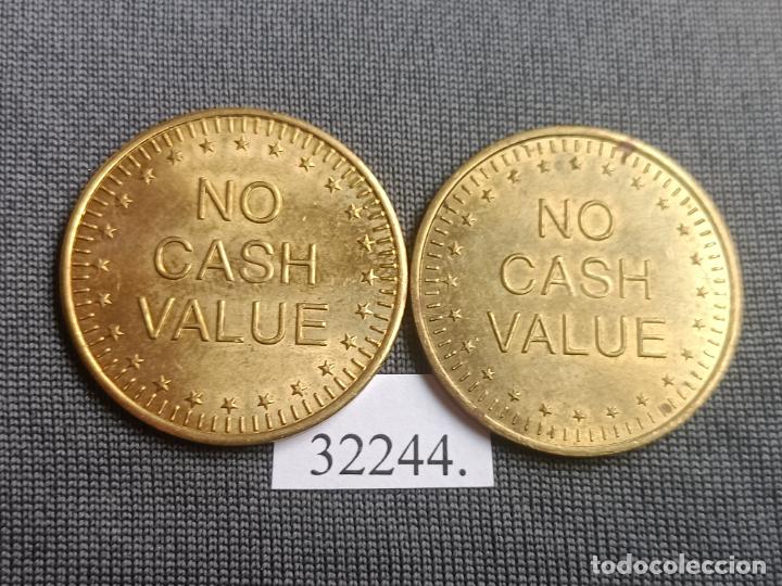 Monedas locales: Lote 2 fichas , token, jeton - Foto 2