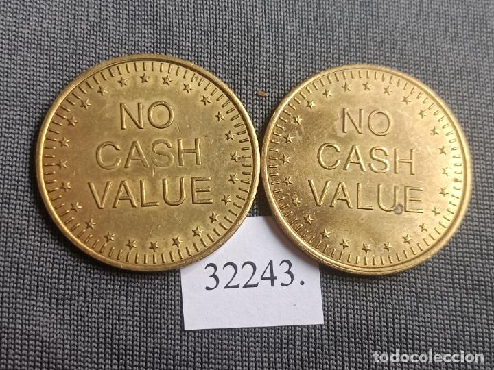 Monedas locales: Lote 2 fichas , token, jeton - Foto 2