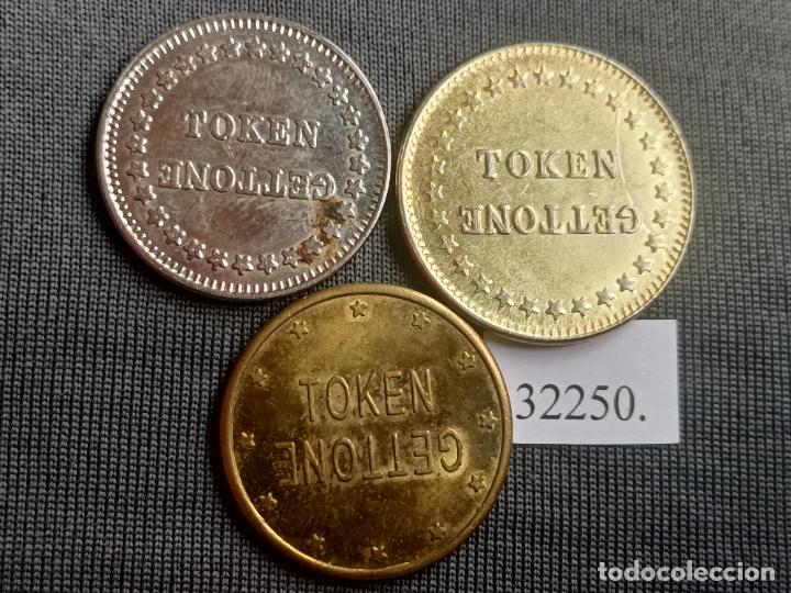 Monedas locales: Lote 3 fichas , token, jeton - Foto 2
