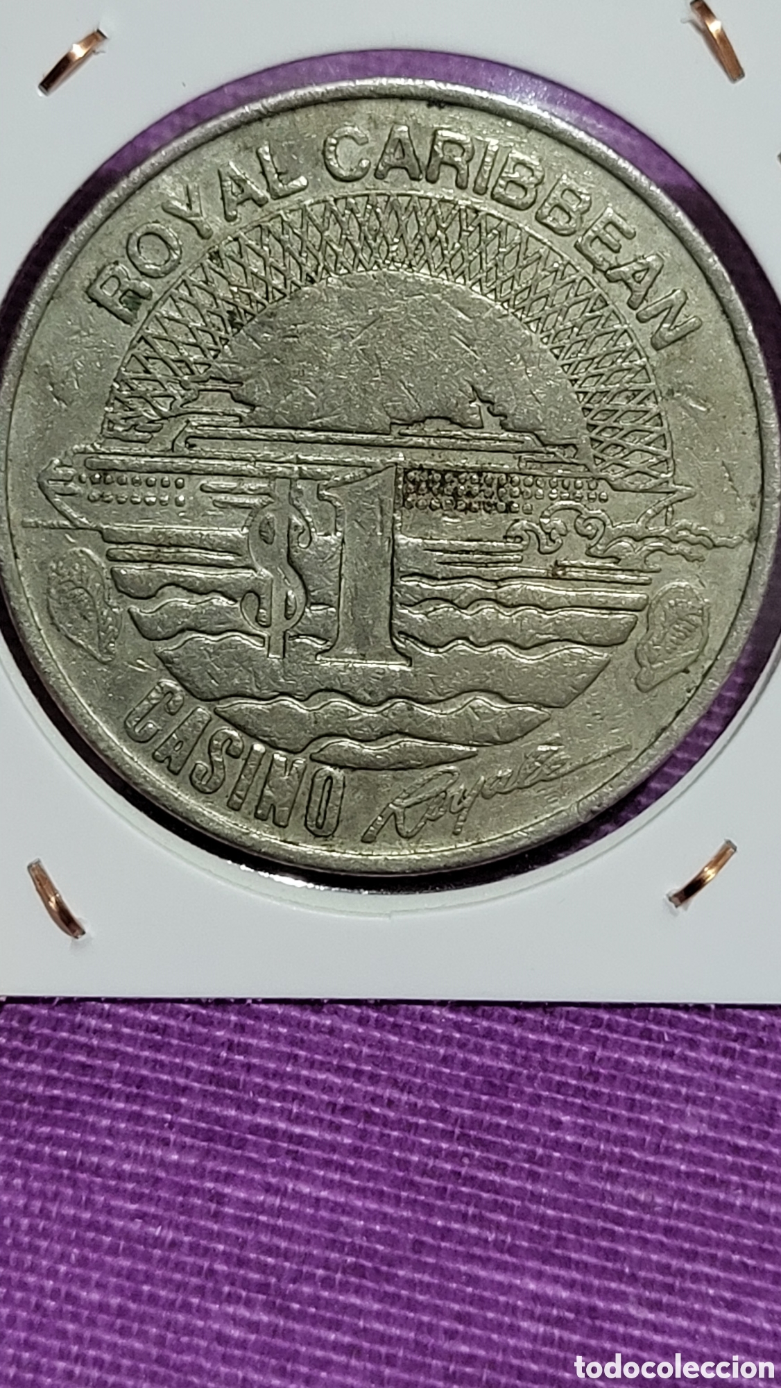 Monedas locales: Ficha o token Royal Caribbean - Foto 1
