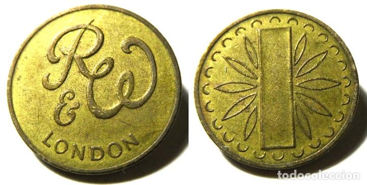 Monedas locales: Token Ruffler & Walker London - Foto 1