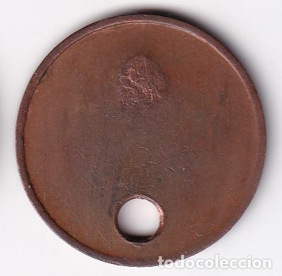 Monedas locales: FICHA DE 10 CENTIMOS DE LA UNION COOPERATIVA BARCELONESA (MONEDA) - Foto 2