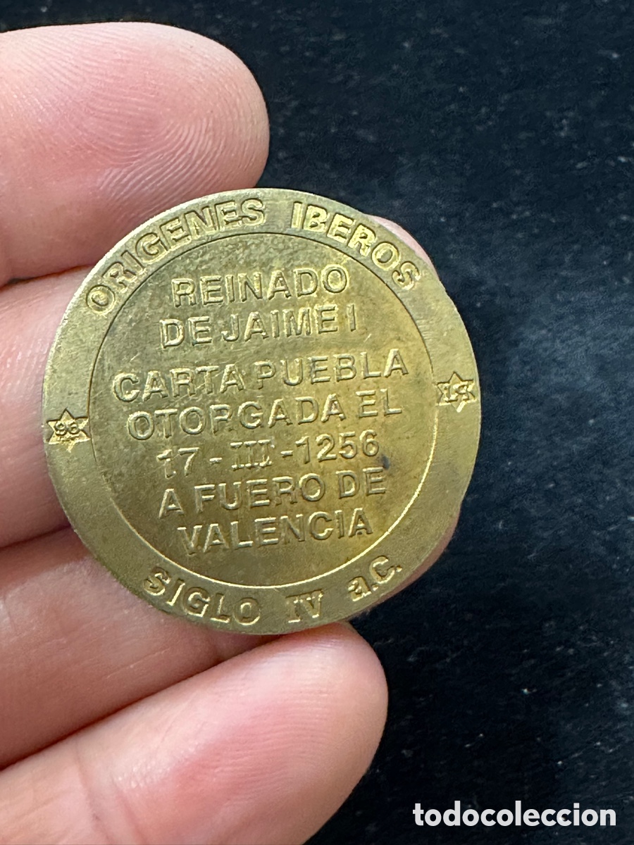 Monedas locales: Lote de jetones de valencia - Foto 2