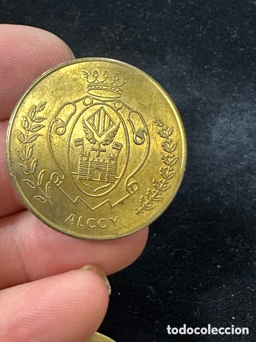Monedas locales: Lote de jetones de valencia - Foto 3