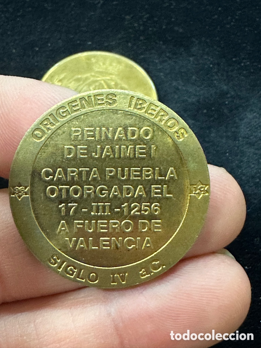 Monedas locales: Lote de jetones de valencia - Foto 4