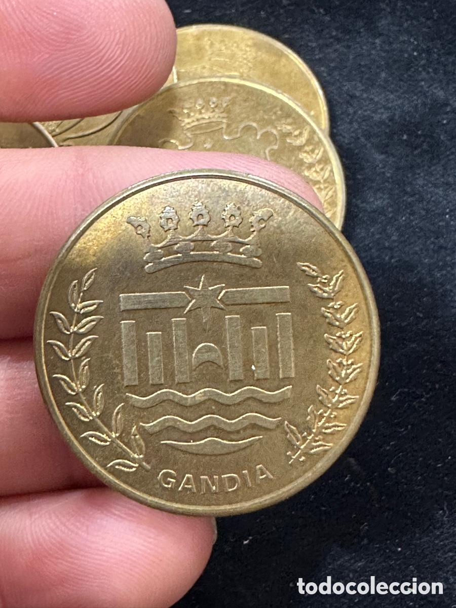 Monedas locales: Lote de jetones de valencia - Foto 12