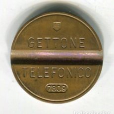 Monedas locales: FICHA TELEFONICA GETTONE TELEFONICO ITALIA CECA ESM NUM. 7809 DIAMETRO 2,5 CMS VER IMAGEN DOS CARAS