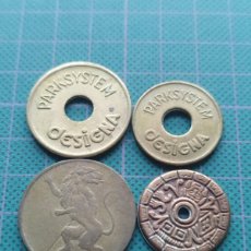 Monedas locales: 4 TOKEN DISTINTOS