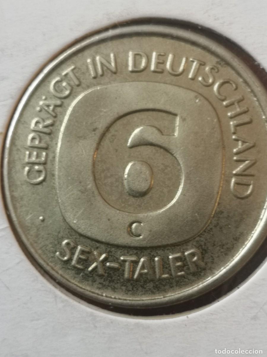 Monedas locales: Ficha sex taler - Foto 4