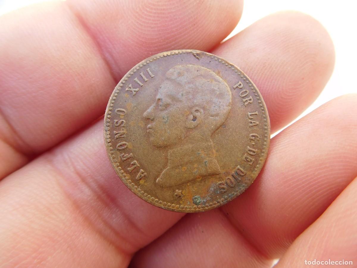 Monedas locales: Medalla token Alfonso XIII - Foto 2