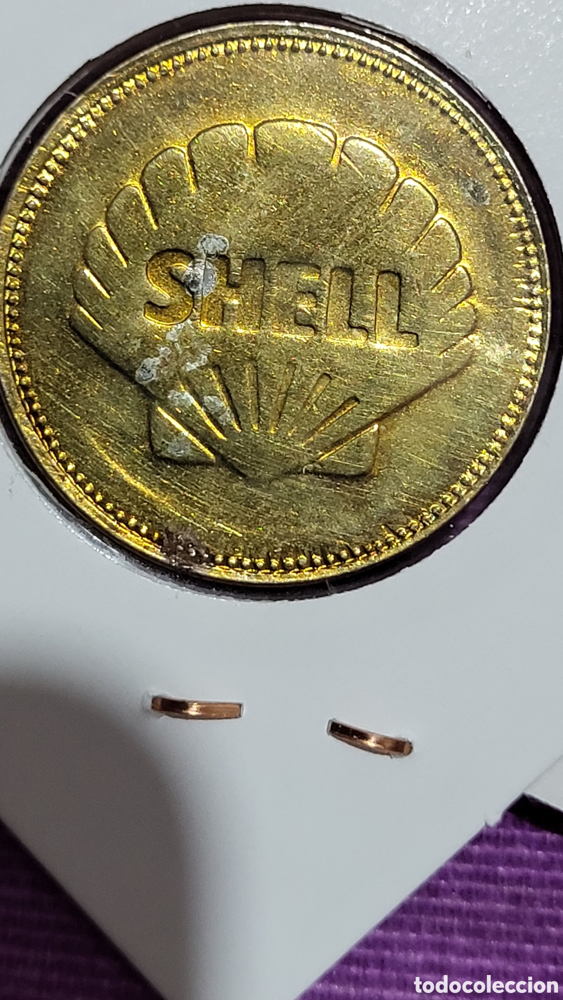 Monedas locales: Ficha Shell conmemorativa - Foto 2