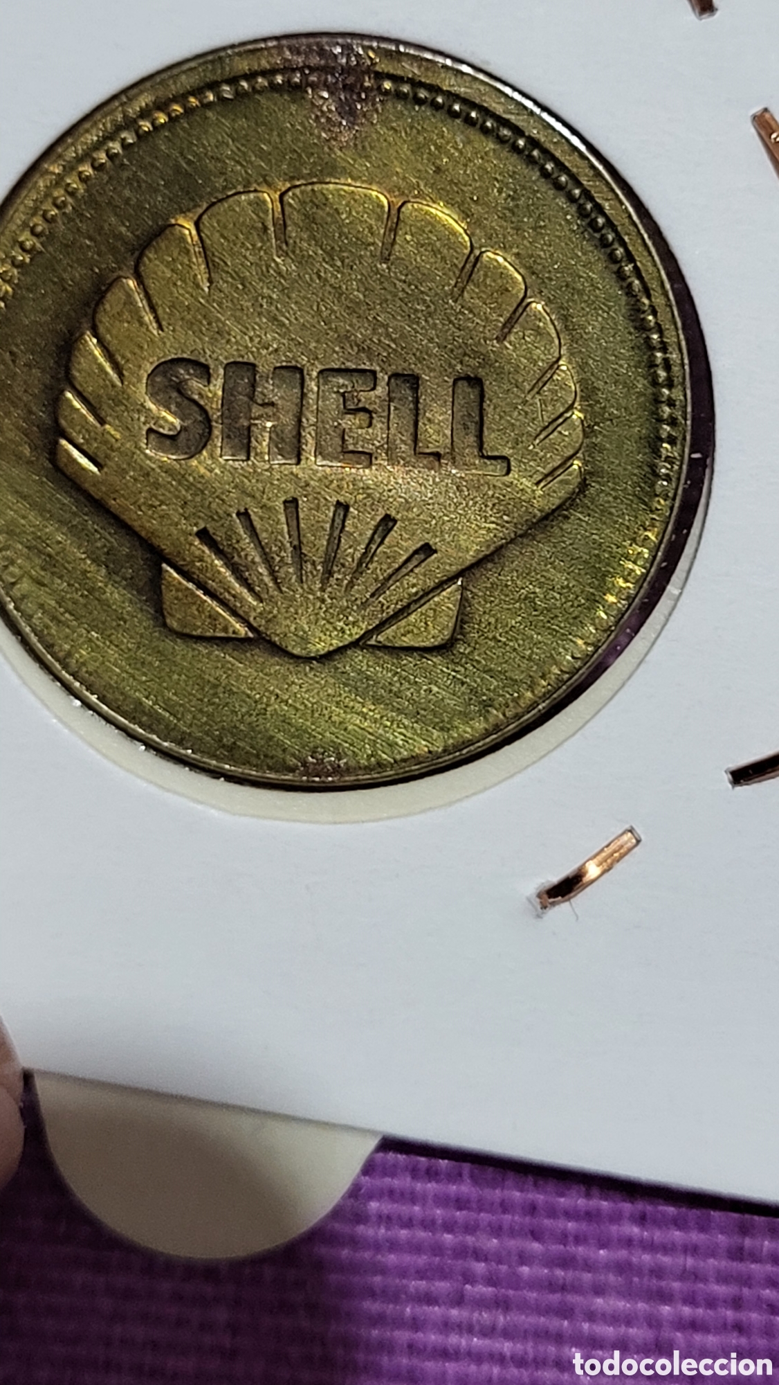 Monedas locales: Ficha Shell conmemorativa - Foto 2