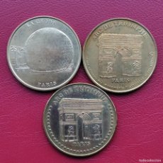 Monete locali: FICHAS - PARÍS - ARCO DE TRIUNFO Y GÉODA - TOKEN - JETÓN