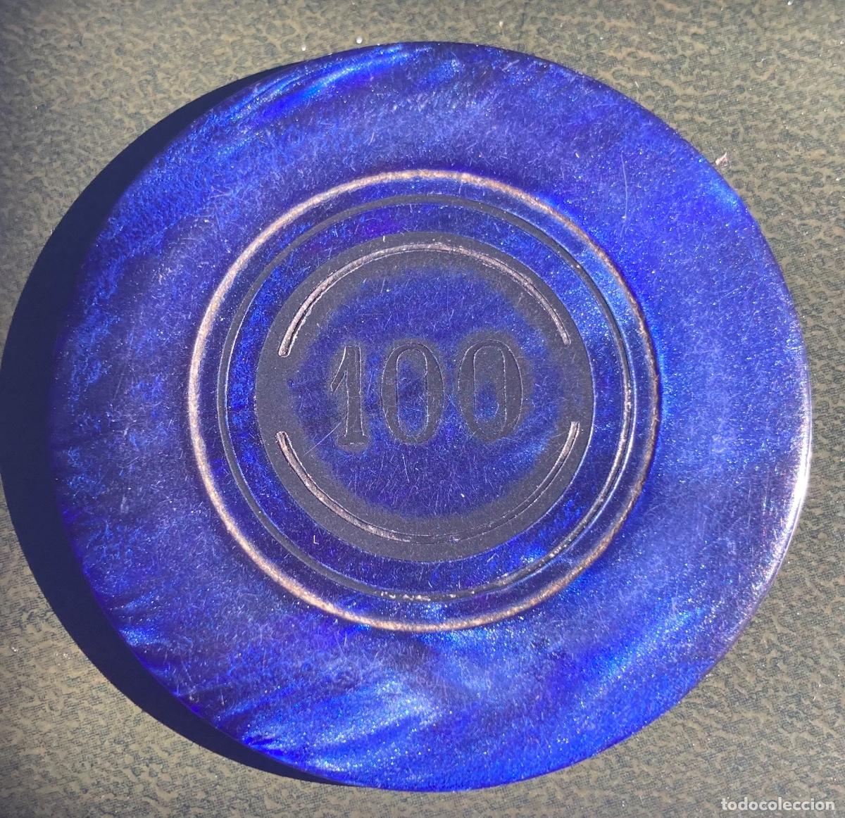 Monedas locales: Ficha de casino. 100 pesetas - Foto 2