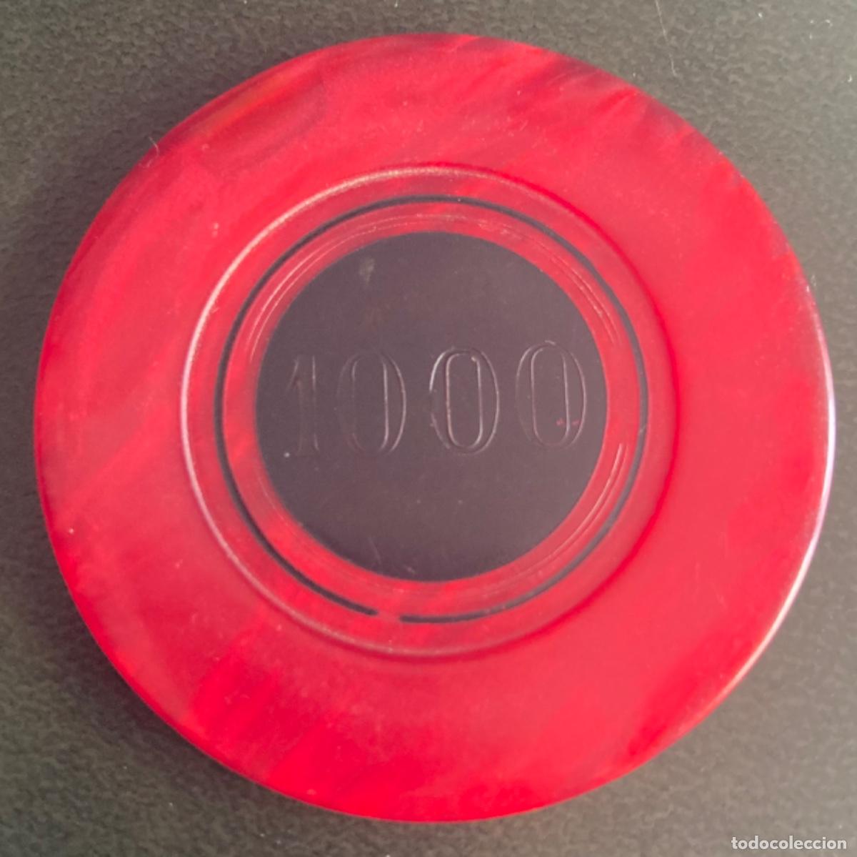 Monedas locales: Ficha de casino. 1000 pesetas - Foto 1