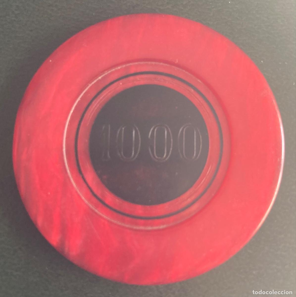Monedas locales: Ficha de casino. 1000 pesetas - Foto 2