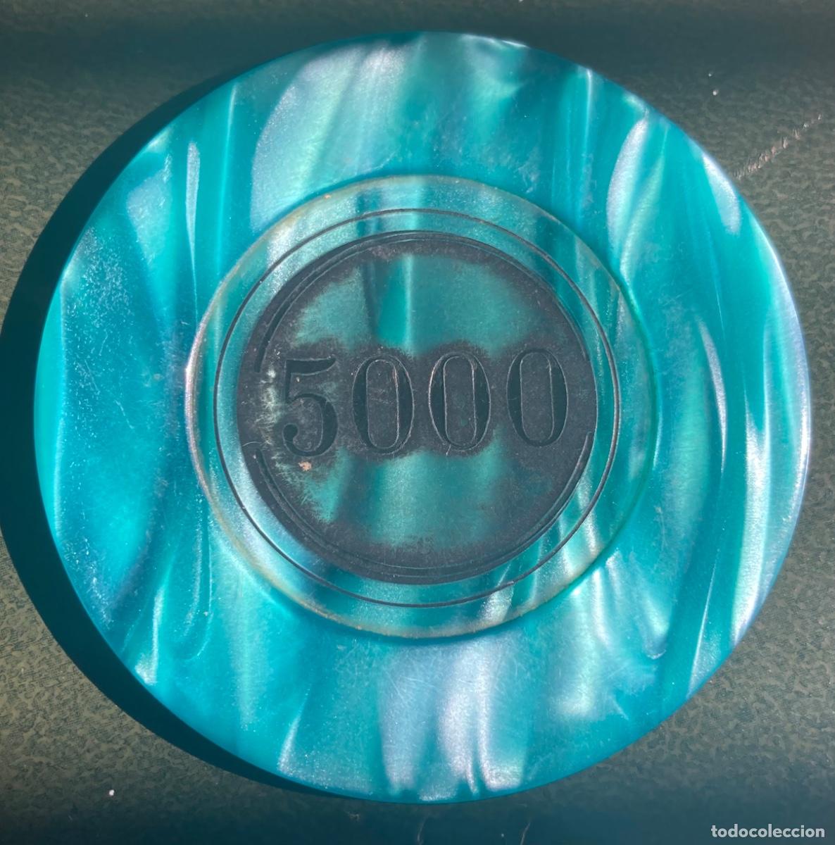 Monedas locales: Ficha de casino. 5000 pesetas - Foto 1