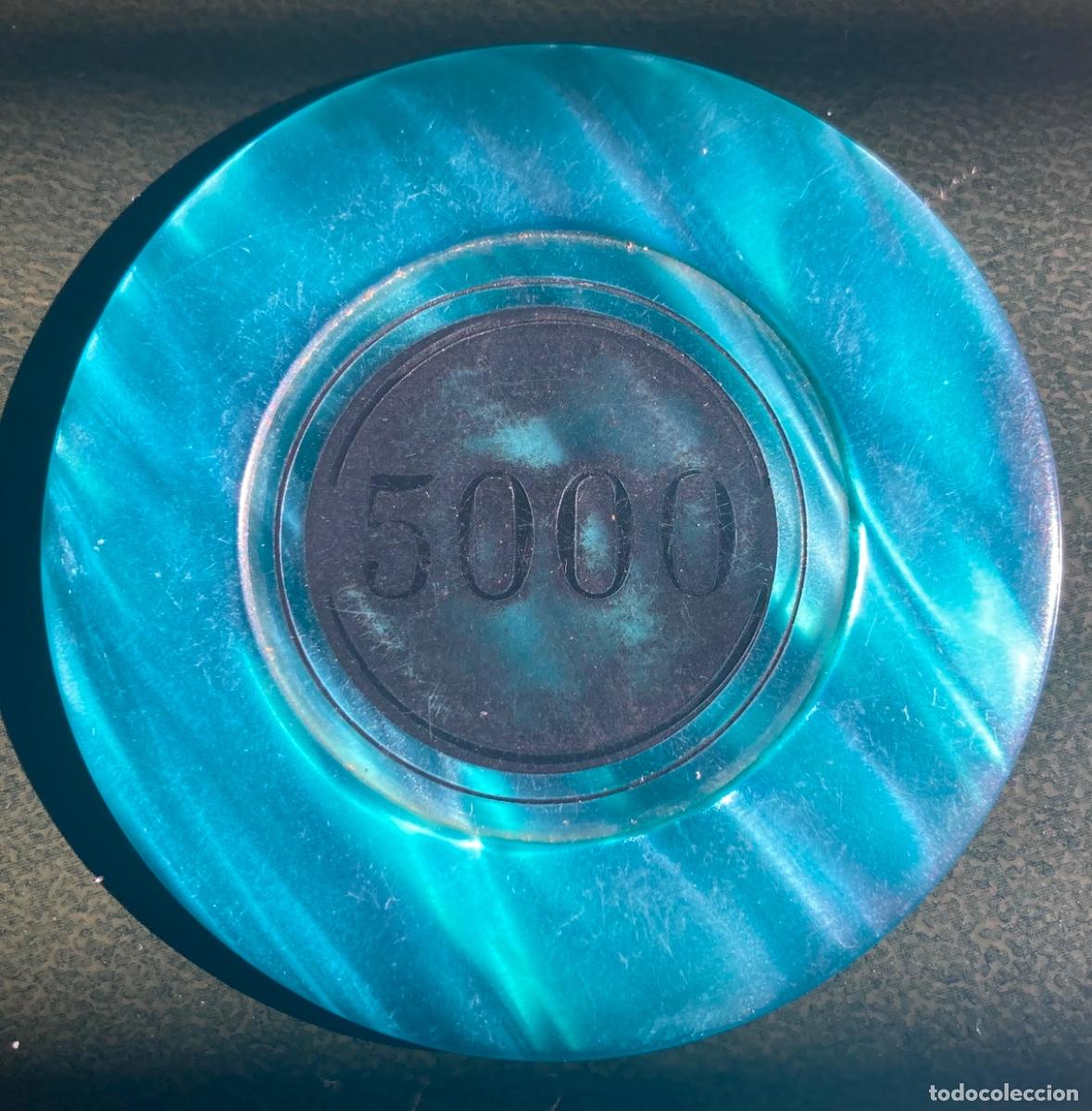 Monedas locales: Ficha de casino. 5000 pesetas - Foto 2