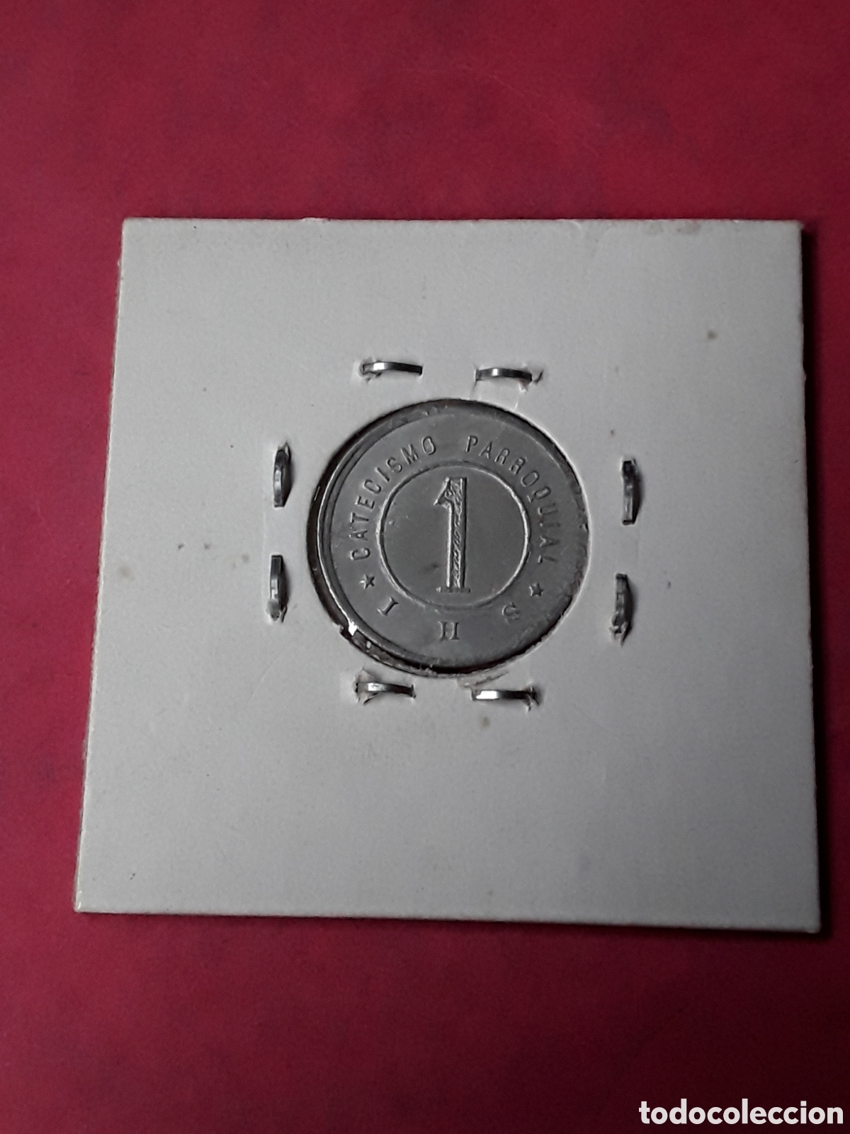 Monedas locales: CATECISMO PARROQUIAL. 1 CENTIMO - Foto 2