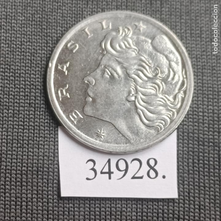 Monedas locales: Brasil 5 c&eacute;ntimos 1975, centavos - Foto 2