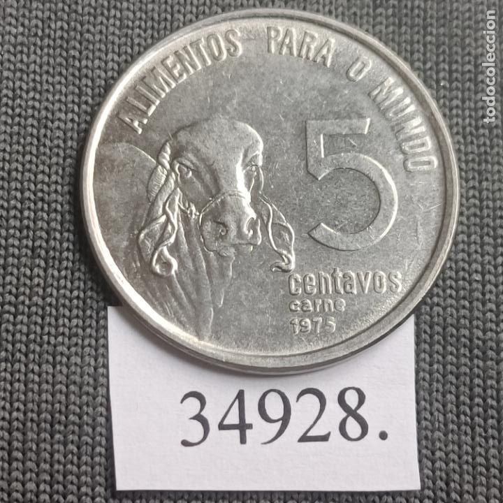 Monedas locales: Brasil 5 c&eacute;ntimos 1975, centavos - Foto 1