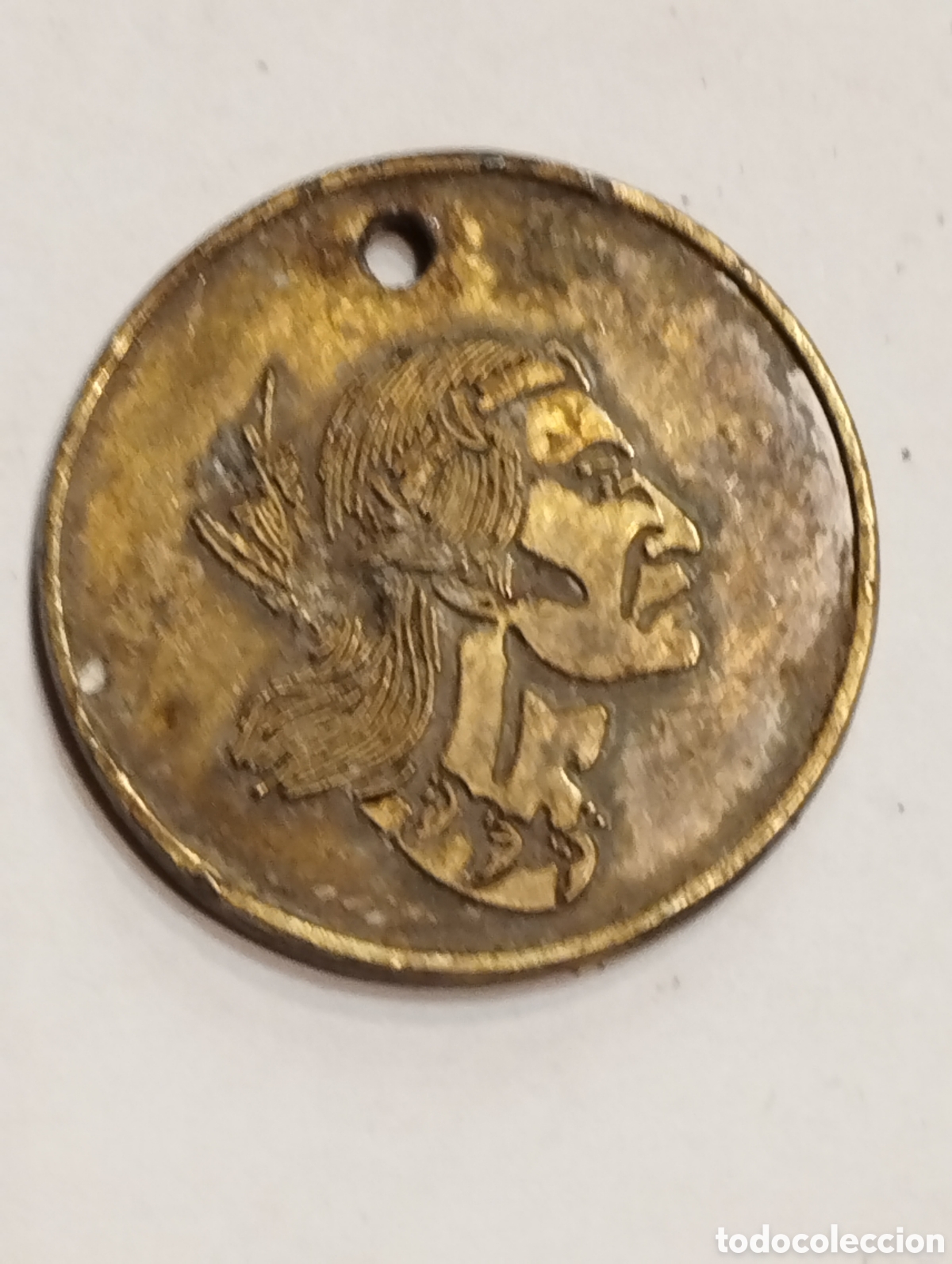 Monedas locales: Moneda de un indio en las dos caras - Foto 2