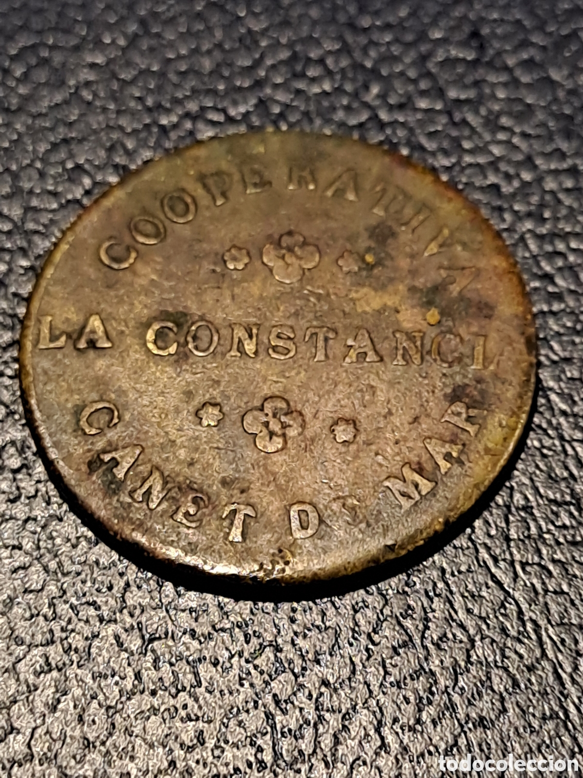 Monedas locales: FICHA COPERATIVA 10 CENTIMOS CANET DE MAR LA CONSTANCIA - Foto 1