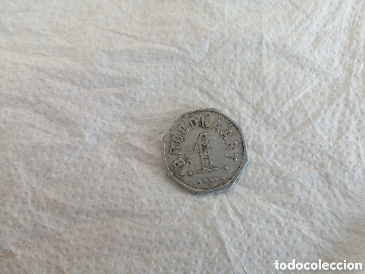 Monedas locales: Ficha de B&eacute;lgica 1880 - Foto 2