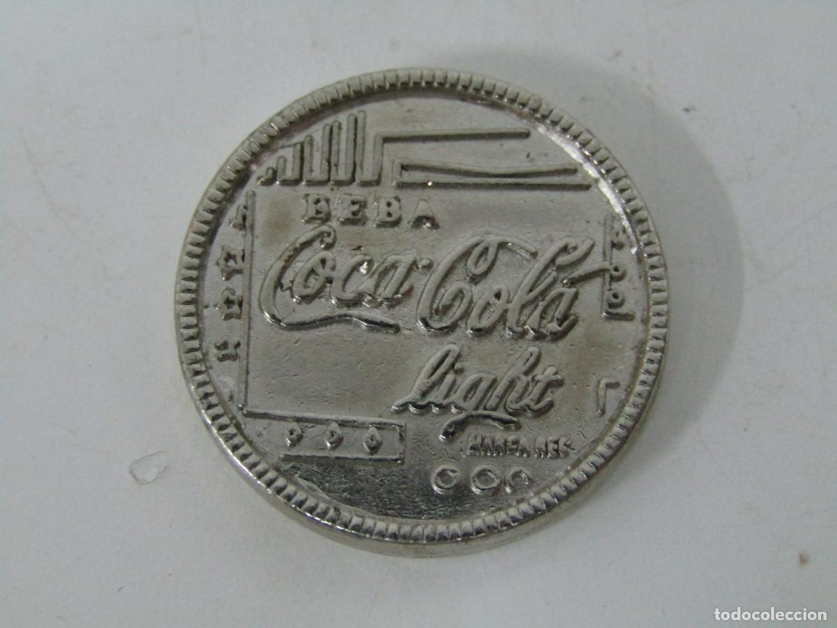 Monedas locales: MONEDA TOKEN COCA COLA LIGHT - DISFRUTA COMO NUNCA - Foto 2