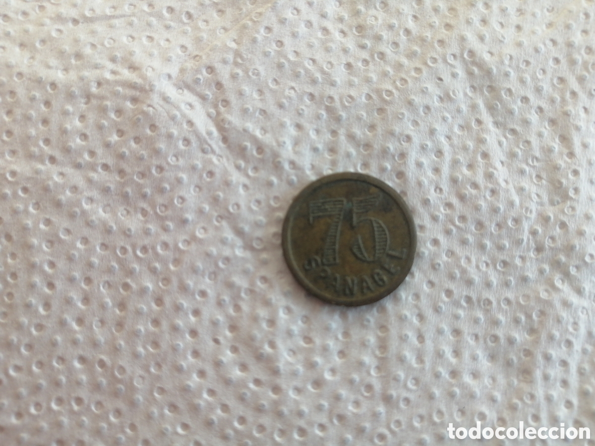 Monedas locales: Ficha de 75 spanagel - Foto 2