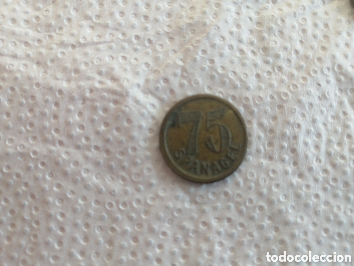 Monedas locales: Ficha de 75 spanagel - Foto 1