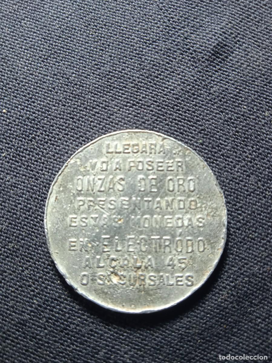Monedas locales: Antigua ficha l&aacute;mpara Electrodo. - Foto 2