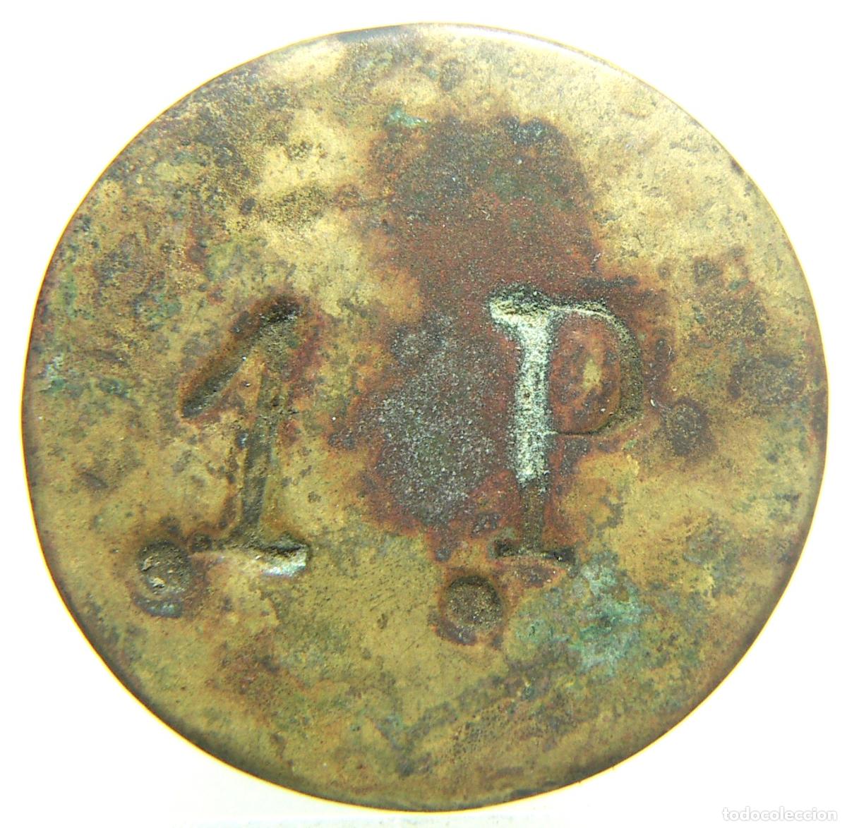 Monedas locales: FICHA 1.P. mide 2,9 cm - Foto 1