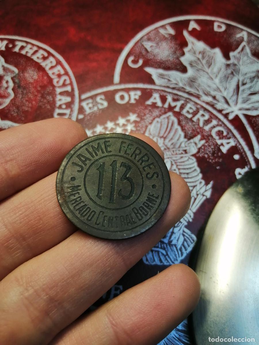 Monedas locales: FICHA DE JAIME FERRES - Mdo. CENTRAL BORNE 113 - Foto 1