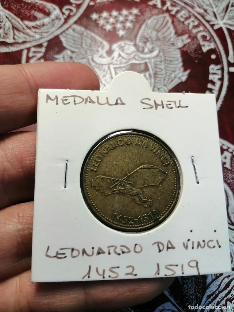 Monedas locales: Medalla TOKEN SHELL LEONARDO DA VINCI - Foto 1