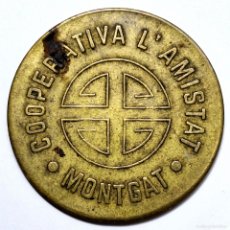 Monedas locales: ⚜️ AV867. MONTGAT. COOPERATIVA L'AMISTAT. 10 CÉNTIMOS 1933. AL-476