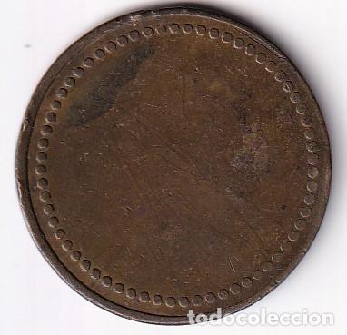 Monedas locales: FICHA DE 1 PESETA SIN IDENTIFICAR (MONEDA) - Foto 2