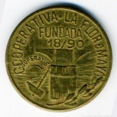 Monete locali: XS- BARCELONA COOPERATIVA LA FLOR DE MAYO 1 PTA. LLAUTÓ