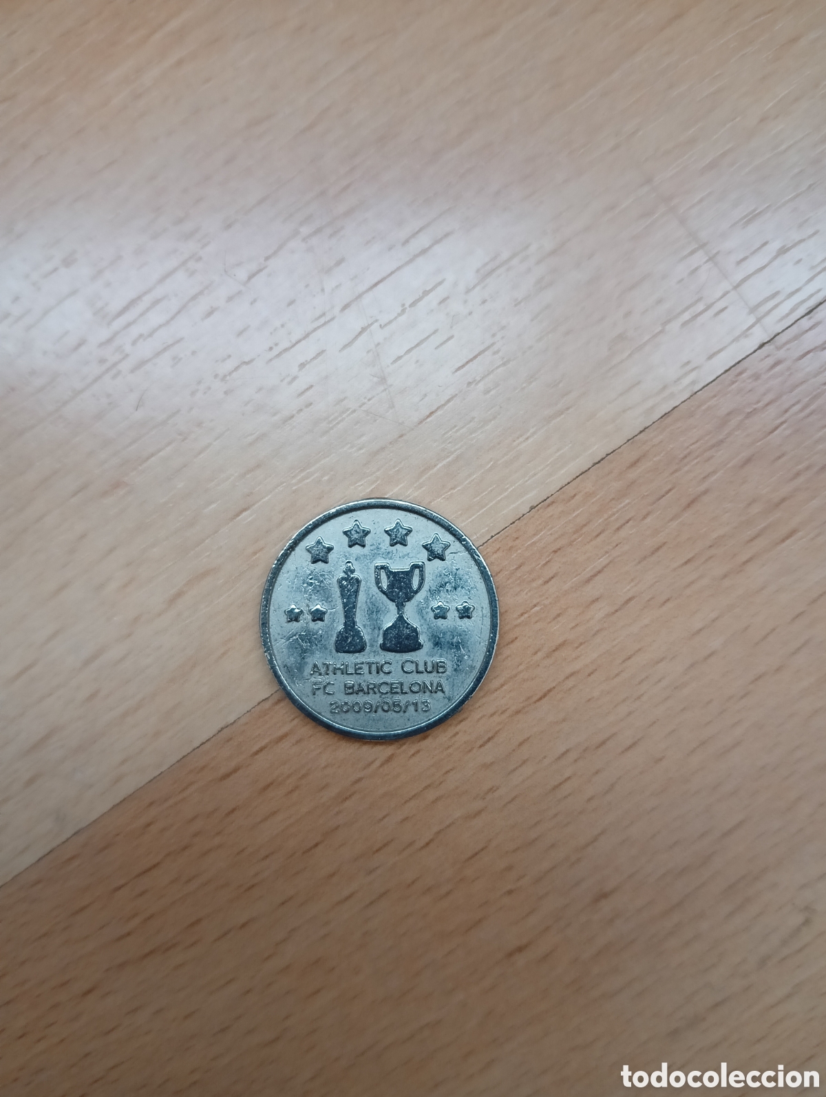 Monedas locales: Ficha 1 Euro Athletic Bilbao. Final de Copa 2009. - Foto 1