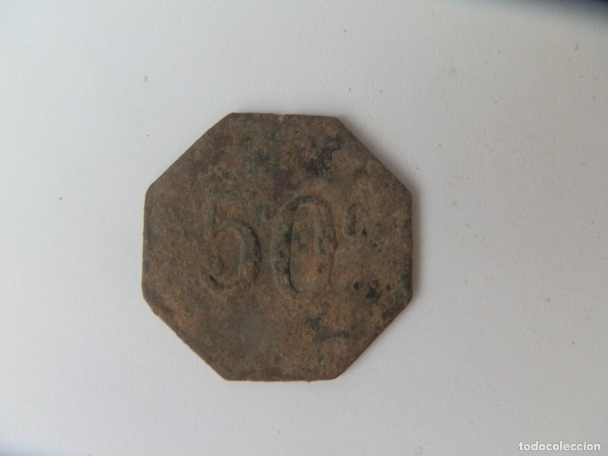 Monedas locales: FICHA CASINO OCTOGONAL , VALOR 50 CENTIMOS. - Foto 1
