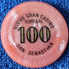 Monedas locales: FICHA 100 PESETAS - NUEVO GRAN CASINO KURSAAL - SAN SEBASTIAN