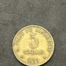 Monedas locales: FICHA COOPERATIVA LA FRATERNIDAD SAN FELIU DE LLOBREGAT