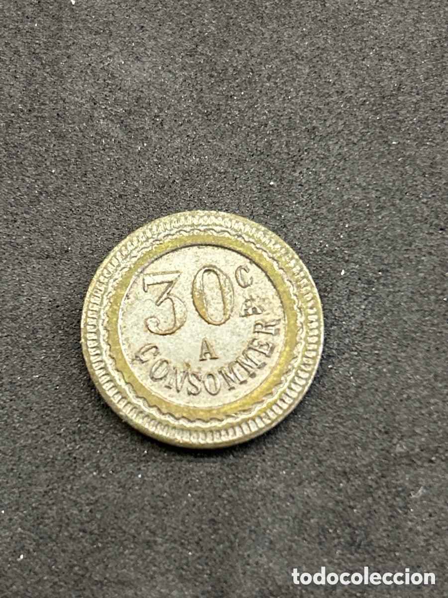 Monedas locales: Ficha 30c consommer - Foto 2
